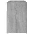 vidaXL Lavica na topánky sivá sonoma 80x30x45 cm spracované drevo