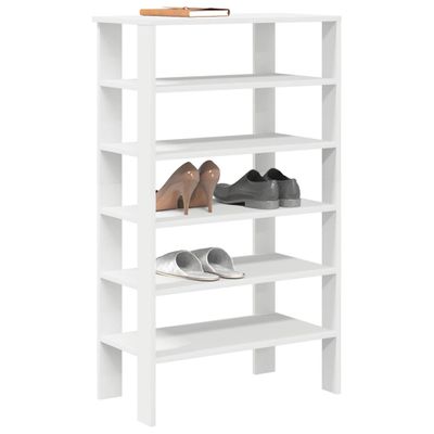vidaXL Regál na topánky čierny 61x32x105 cm spracované drevo