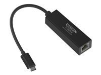 Sieťový adaptér - USB-C 3.1 - Gigabit Ethernet x 1 - čierna