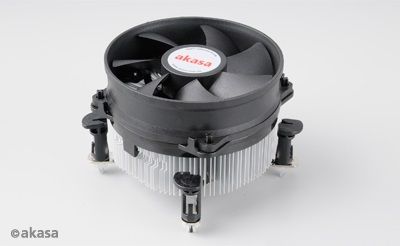 AKASA chladič CPU - Intel - hliníkové jadro Dual