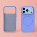 Tenké silikónové puzdro Mag pre iPhone 17 Pro 6,3" / iPhone 18 Pro 6,3" nebeská modrá