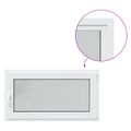 vidaXL Otočné a sklopné okno do suterénu RISOR 110 x 50 cm PVC a sklo