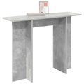 vidaXL Konzolový stôl Betónovo sivá 100 x 30 x 75 cm Kompozitné drevo