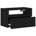 vidaXL Nástenné nočné stolíky 2 ks čierne 45x26x28,5 cm