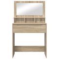 vidaXL Toaletné stolíky do spálne Sonoma dub 80 x 39,6 x 135 cm
