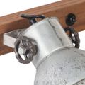 vidaXL Industriálna nástenná lampa strieborná 45x25 cm E27