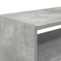 vidaXL Regál na topánky stohovateľné betónovo sivé 60x30x30,5 cm