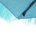 vidaXL Záhradný slnečník s oceľovou tyčou modrý 268x268x226 cm