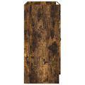 vidaXL Kúpeľňová skrinka pod umývadlo Dymový dub 78,5 x 37,5 x 81 cm