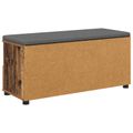 vidaXL Predsieňová lavica Staré drevo 100 x 38 x 46 cm