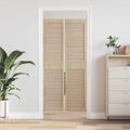 vidaXL Skříňové dvere s dverami 2 ks Prírodná 170 x 2,1 x 39,5 cm