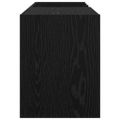 vidaXL Skrinka na gramofónové platne Čierny dub 78,5 x 35 x 45 cm