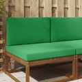 vidaXL Vankúš na vonkajšiu pohovku Polyester Zelená 80 x 80 cm