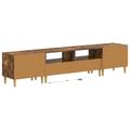 vidaXL 5-dielny LED TV kabinet ARNHEM Dymový dub Kompozitné drevo
