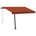 vidaXL Voľne stojaca ručne zaťahovacia markíza 350x250cm oranžovohnedá