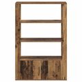 vidaXL Servírovacia skriňa Staré drevo 30 x 80 x 119.5 cm