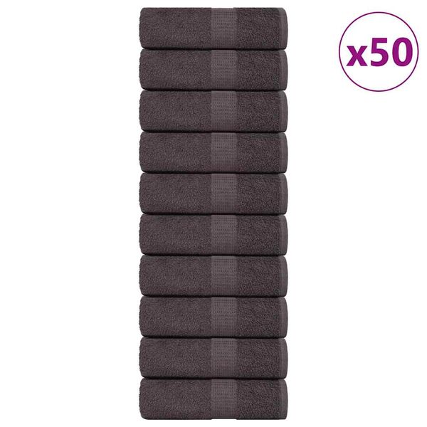 vidaXL Uteráky pre hostí FROGN 50 ks antracitové 30x50 cm 360 g/m²