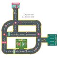 Crazy Motors Mestský okruh (Obrovské puzzle – 26 ks)