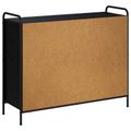 vidaXL Servírovacia skriňa Čierny dub 97 x 33 x 81 cm Kompozitné drevo