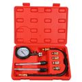 Sada na testovanie komprezie benzínových motorov MECHANIC ENGINE TESTER 8, 0-20 bar, 8 ks SIXTOL
