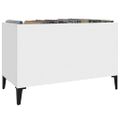 vidaXL Skrinka na platne biela 74,5x38x48 cm kompozitné drevo