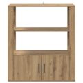 vidaXL Servírovacia skriňa dub artisan 30 x 80 x 90 cm