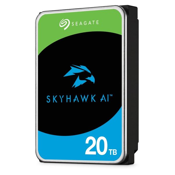 HDD 20TB Seagate SkyHawk AI 256MB Pevný disk, interní, 20TB, SATA III, 3,5", 7200 rpm, 512MB