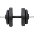 vidaXL Zakrivená obojručná a jednoručná činka so závažiami 60 kg
