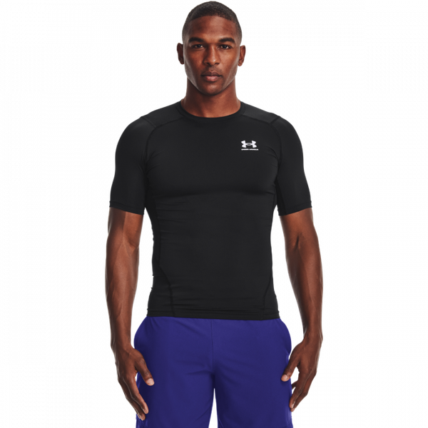 Kompresné tričko HG Armour Comp SS Black - Under Armour, veľkosť XL