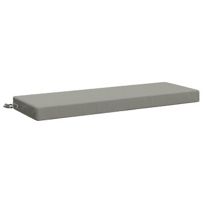 vidaXL Vankúš na lavičku SOEST 100% polyester Sivá 110 x 40 x 8 cm