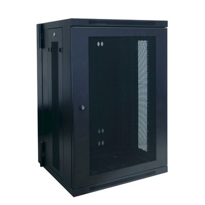 Skriňa SmartRack 18U, Š = 600mm, Hĺbka = 550mm, hĺbka pre prepínače, montáž na stenu