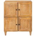 vidaXL Servírovacia skriňa 60 x 33 x 75 cm Masívne mango drevo