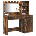 vidaXL Toaletný stolík 2 ks Hnedá 78,5 x 41 x 135 cm Kompozitné drevo