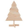 vidaXL Drevený vianočný stromček na dekoráciu 70 cm drevený masív