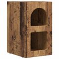vidaXL Nočný stolík ELST 2 ks Staré drevo 29,5 x 33,5 x 50 cm