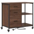 vidaXL Kabinet s nabíjacou stanicou 76 x 41 x 72 cm Kompozitné drevo
