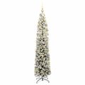 vidaXL Umelý vianočný stromček Zelená 180 cm PVC, oceľ a plast
