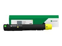 Žltá - originálna - kazeta s farbivom LCCP, LRP - pre Lexmark CX931dse