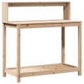 vidaXL Stôl na presádzanie s policami 108x50x109,5 cm masívna borovica