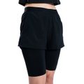 Dámske šortky 2in1 ULTRA Black - STRIX, veľkosť L, veľkosť oblečenia L