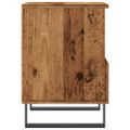vidaXL Nočné stolíky 2 ks staré drevo 40x35x50 cm kompozitné drevo