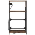 vidaXL Nočný stolík Dymová dub 40 x 27 x 76 cm Kompozitné drevo