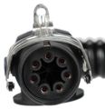 Propojovací spirálový EBS kábel 7pin TRAILER CABLE 14, 24V, 3,5m SIXTOL