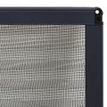vidaXL Plisovaná okenná sieťka proti hmyzu antracitová 60x80 cm hliníková