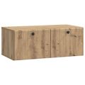 vidaXL Nástenná TV skrinka 78,5 x 41 x 30 cm Dub artisan