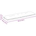 vidaXL Poduška na chrbát Policajná modrá 180 x 50 cm Kordúrová tkanina
