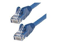 Category 6 - 24AWG (N6LPATCH50CMBL) - Patch kábel - RJ-45 (M) do RJ-45 (M) - 50 cm - 6 mm - UTP - CAT 6 - prevedenie bez hrbolčekov - modrá