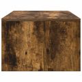 vidaXL Nástenný stôl Dymová dub Kompozitné drevo 100 x 45 x 30 cm