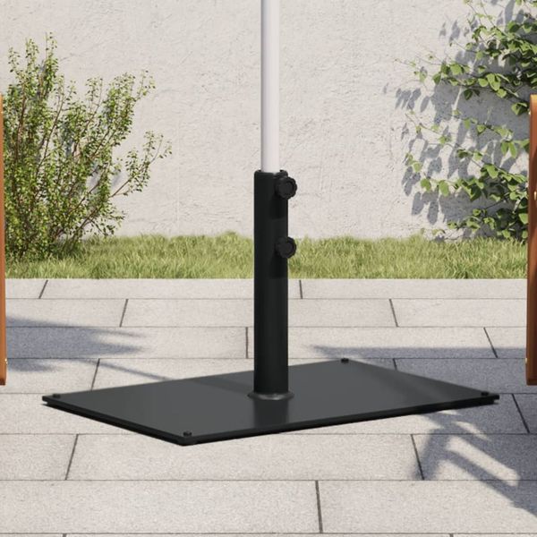 vidaXL Stojan na slnečník pre Ø32/38/48 mm tyče 15 kg obdĺžnikový