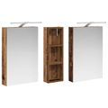 vidaXL Set kabinetov do kúpeľne 3 ks 100 x 10,5 x 60,5 cm